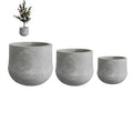 Compression Molding Resin Flowerpot MGO Large Garden Concrete Cement Planter