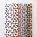 Wholesale Custom Drinking Reusable Straw PP Hard Plastic Printed Cheetah White Leopard Animal Print Straws
