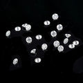 HIgh Quality Moissanite Diamond D EF GH Color 0.8mm to 2.9mm Melee Round Brilliant Cut Loose Moissanite Gemstone