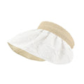 Summer New Travel Sunscreen Sun Hat Big Brim Empty Top Hat Foldable Double Side Wear Ladies Hats Visor