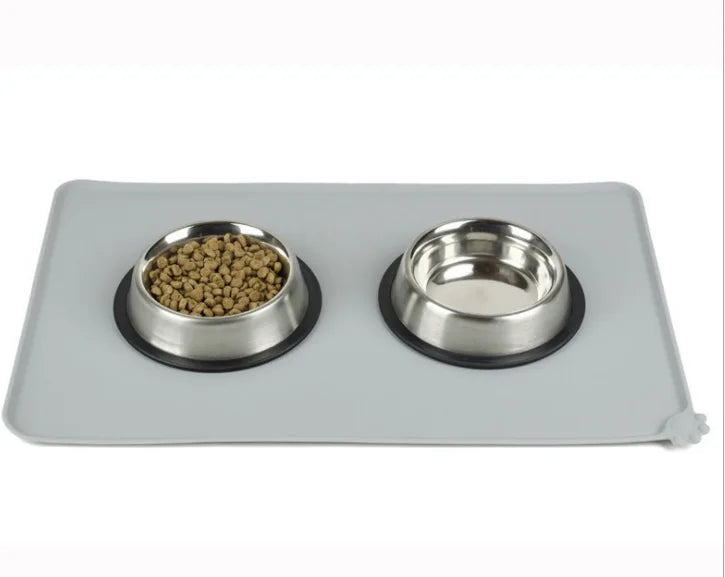 Wholesale Cute Silicone Paw Print Dog Placemat