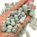 Certified Grade a Myanmar Jade  Pendant Pendant Ring Gourd Diy Jade Accessories Handicraft Jade Factory Wholesale