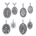 Merryshine Virgin Mary Necklace Cadena De Plata 925 Plata 925 Al Por Mayor Joyeria De Plata 925 Mayoreo Joyas De Plata 925 Por