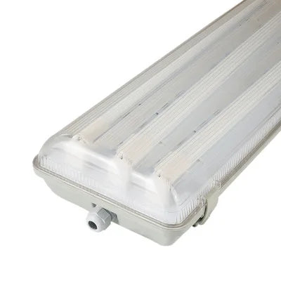 Parking Lot Double 18W Emergency Led Batten Triproof Light Fitting