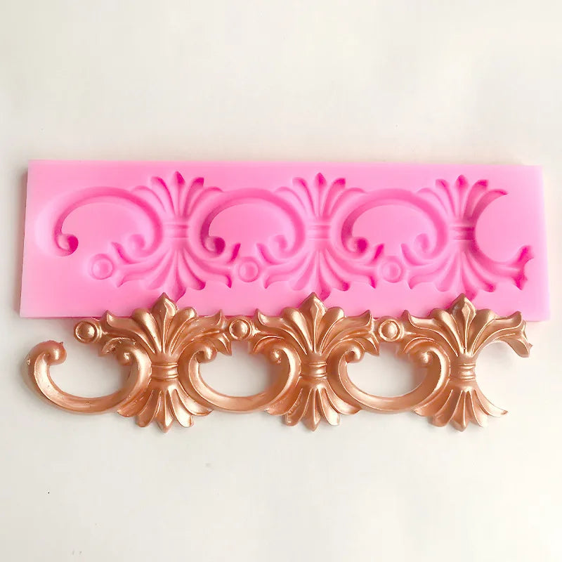 Fondant Cake Decorating Silicone Mold Lace Mold Baking Decoration Tool