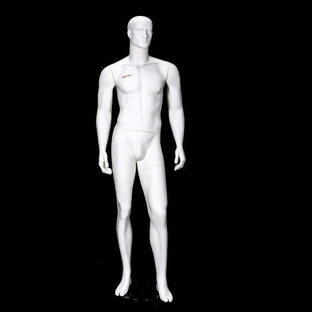 Hot Sell Male Female Egg Head Mannequin With 2 Straight Hangers and 2 Straight Leg