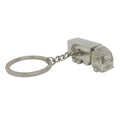 Wholesale Custom Zinc Alloy Solid Metal Design 3D Mini Truck Key Chain Laser Logo Toy Car Model Shape Key Ring Holder Charm