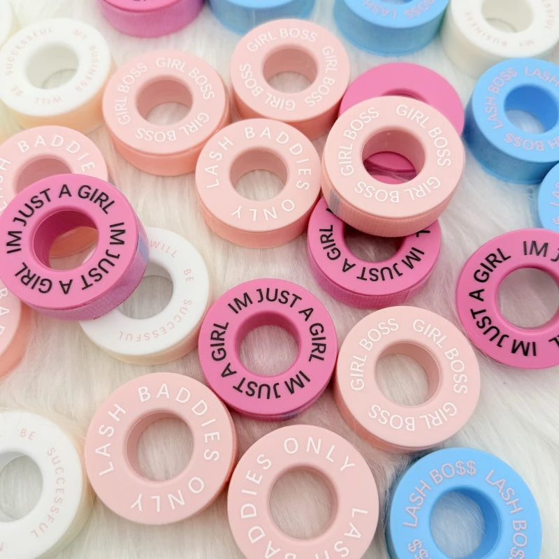 Customized Micro Foam Blue Black Hot Pink Eyelash Tape Colorful Paper Material Sensitive Skin Eco-Friendly Beauty Tool Silicon
