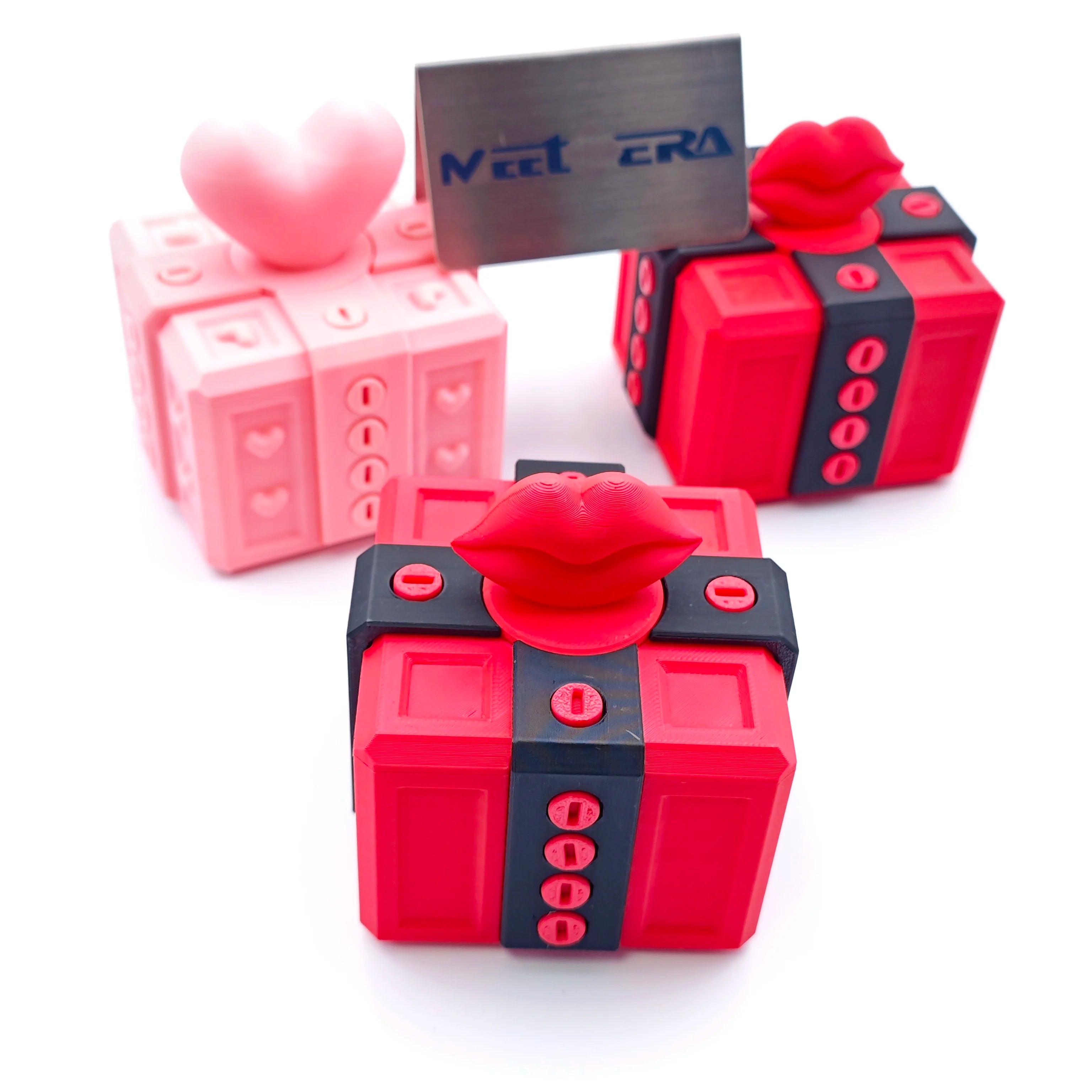 Eco-Friendly 3d Design Custom 3d Print Annoying Gift Box PLA Surprise Box Puzzle Box Sustainable and Reusable Gift Packaging