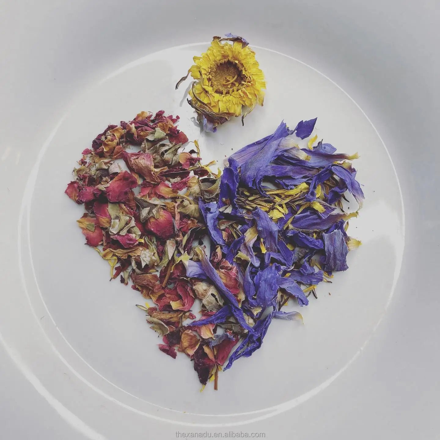 Natural Bulk 1 Big Flower in Sachet Beautiful Private Label Wholesale Dried Blue Lotus Tea Smoking Organic Flavor Herbal Detox