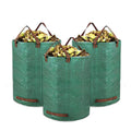 50l 60l 100l120l 160l Foldable Reusable Plastic Gardening Bag Refuse Trash Leaf Garbage Waste Heavy Duty for Garden