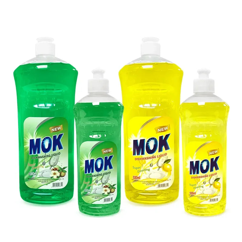 500ml 1000ml Eco-Friendly Disposable Dishwashing Liquid High Foam Lemon & Lavender Scent Multipurpose Kitchen Cleaner