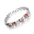 Bracelet Na Lisa AAA Zircon Crystal Bracelet Copper Gold-plated Valentine's Day Gift Fashionable Retro Bracelet