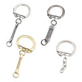 23mm Made of Iron Surface Plating C-Shaped Buckle With Short Snake Bone Chain With Jump Ring