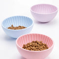 New Eco-Friendly Solid Rounded Tear-Resistant Silicone Waterproof IPX5 Slow-Feeding Bowls for Cats Dogs Puppies Easy-to-Clean