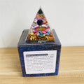 New Charged Energy Crystal Resin Orgonite Pyramid for Meditation