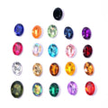 Women's Shoes Rhinestones Shoe Roots Sharp Bottomed Oval Acrylic Egg Shaped Diamond Shaped Hair Accessories Patches Glass