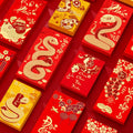 2025 New Design Chinese New Year Red Paper Envelope With Your Logo Custom Snake Red Packet