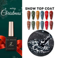 JTING High Quality New Design Autumn Winter Style No Wipe Snow Top Coat Gel Nail Polish Function Uv Gel OEM Customize Bottle
