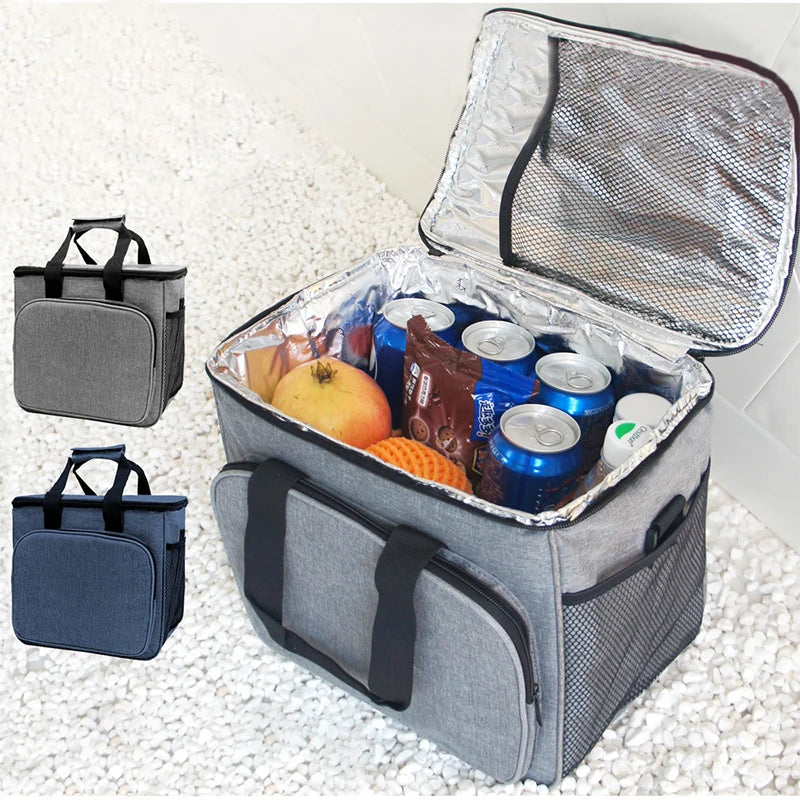 Wholesale Outdoor  Travel  Large Capacity Picnic Lunch Tote Bag Insulated Cooler Bags
