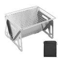 Outdoor Ultra-lightweight Stainless Steel Foldable Multi-purpose Charcoal BBQ Grills Backyard Party Barbecue Grill