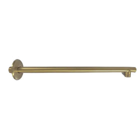 Brushed Gold Stainless Steel Modern Shower Head Arm Rain Shower Straight Arm for Bathroom Shower Kits