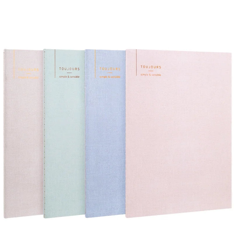 Deli FB560 B5 Soft Cover Notebook 60Sheets Suture Minute Book for Class Meeting 108pcs Per Carton Set for Students' Gifts