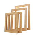 Hot Selling 3D Illusion LED Acrylic Solid Wood Photo Frame Night Light Customizable Options USB Powered Living Room