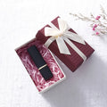 High-End Lipstick Gift Box Recycled Materials Matt Lamination UV Coating Embossing Sponge Lining Magnetic Closure for Cosmetics