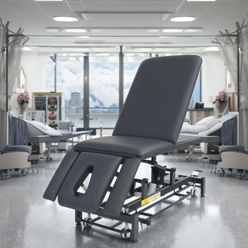 Luxury Reclining Electric Massage Table for Beauty Salons Automatic Lift Master Cosmetic Laser Treatment Metal Outdoor Bathroom