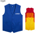 Formal Autumn Eco-Friendly Polyester Work Volunteer Vest with Custom Logo Design for Promotional Advertising
