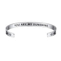 Daochong 2023 Custom Logo New Bracelet En Argent 925 Simple Men Accessories Sterling Silver Cuff Bracelet