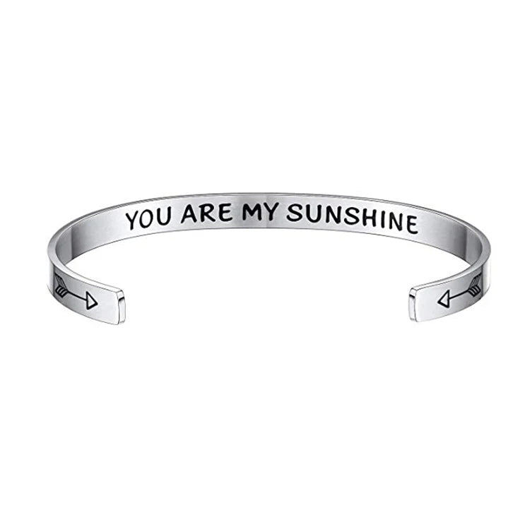 Daochong 2023 Custom Logo New Bracelet En Argent 925 Simple Men Accessories Sterling Silver Cuff Bracelet