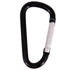 HXY Custom 5# D Shape Carabiner Keychain 50.6*27*4.47MM Aluminum Travel Keychain Large Stock No MOQ Promotion Gift for Camping