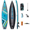 Tandem Surfboard SUP Stand up Paddle Board Aqua 12ft Double Big Inflatable Surf Touring Paddle Board