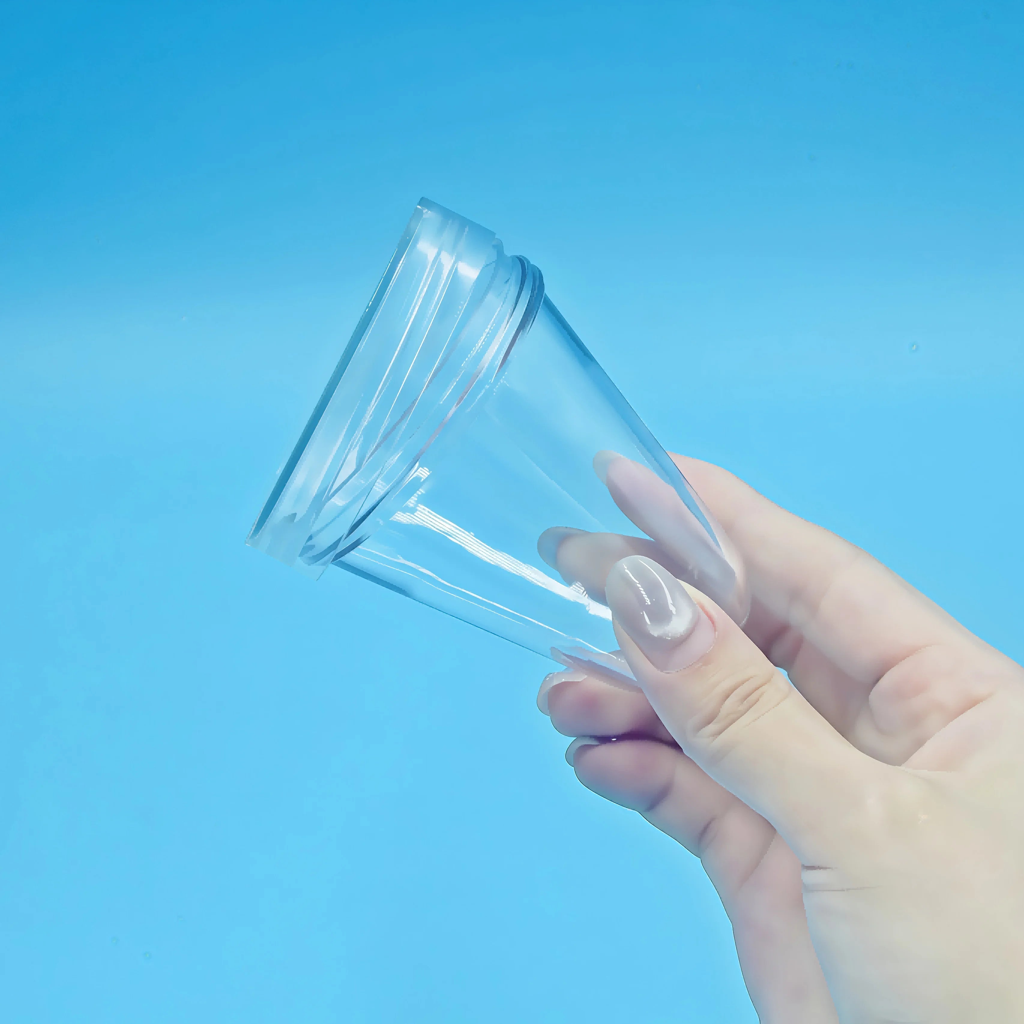 Various Specifications Jar PET Plastic Preform with Crystal Cap