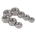 DIN934 Stainless Steel A2 A4 SS304 SS316 Hex Nut M1.4 M1.6 M2 M2.5 M3 M3.5 M4 M5 M6 M8 M10 M12 M16 M18 M22 M24