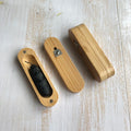 30 Meters Biodegradable Luxury Glass Bottle 100% Bamboo Charcoal Corn Kids Dental Floss