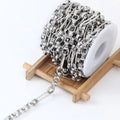 18K Iron Long Oval Shape Necklace Chains Jewelry Chains Jewelry Making Supplies Findings Accessories