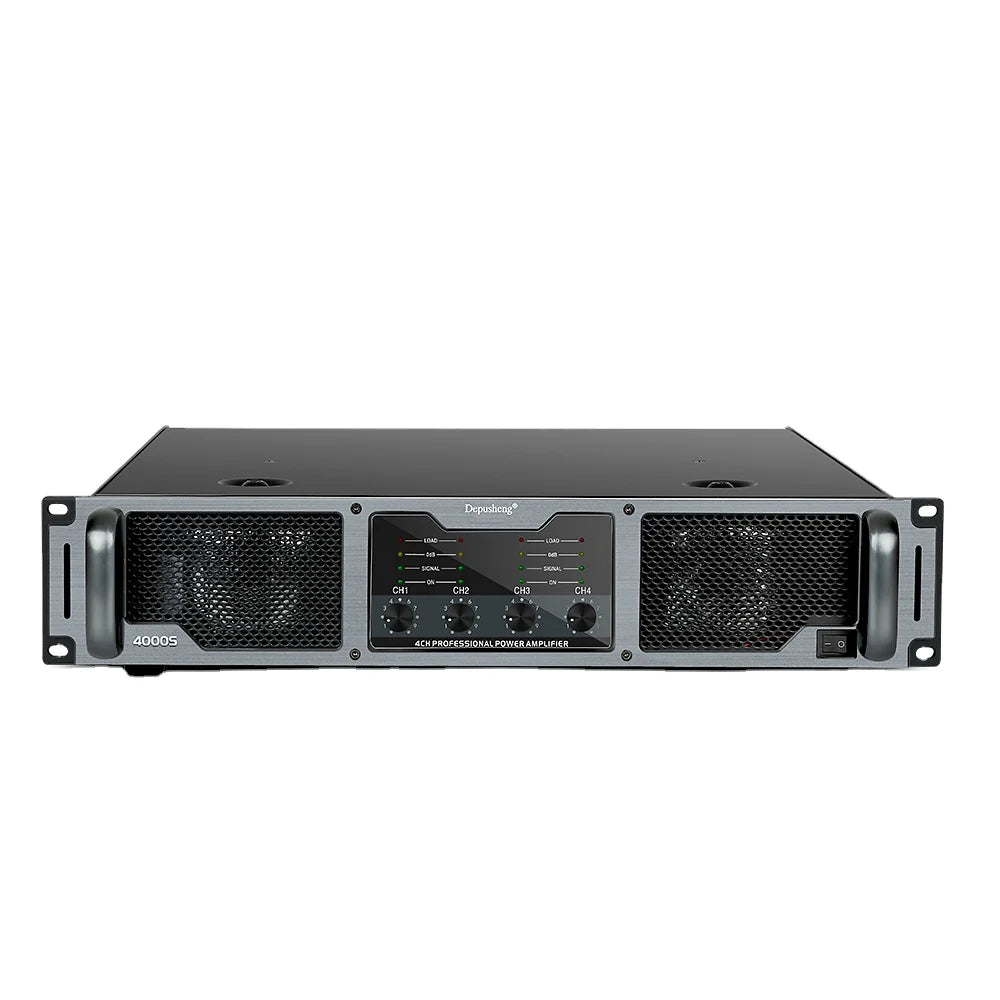 Depusheng 7000s Professional 2u 750w 4 Channel Power Amplifier for KTV