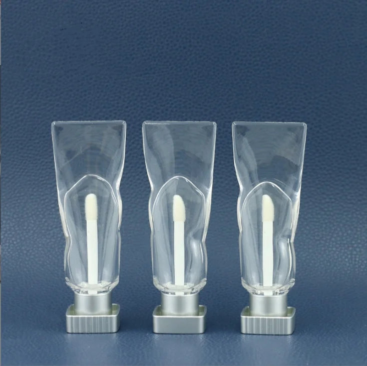 New Design Acrylic Crystal 4ml Lipstick Tube Spot Lipstick Enamel Hollow Tube for Shampoo Blush Face Mask Wig Packaging