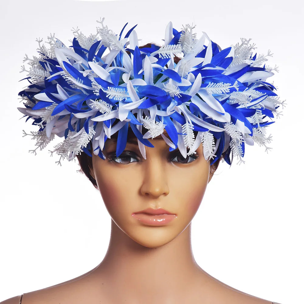 Wholesale HK00035 64CM Artificial Silk Spider Lily Headband Haku Multi Colors Kailin Brand Women's Fashion Hawaii Dance