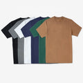 Mens Stylish Inside Out 100% Cotton Plain Blank Stone Washed Faded Tee Shirts Oversize Streetwear Vintage T-shirt