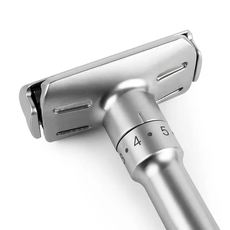 D777 Private Label High Quality Adjustable Safety Razor with Metal Handle