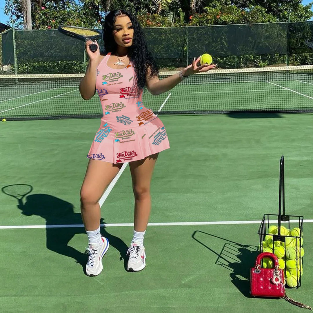 Wholesale Custom Women Sports Golf Wear Ladies Golf Dress Custom Tennis Dress Women's Tennis Wear