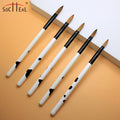 Hot Sale Luxury Wood Handle 100% Kolinsky Acrylic Nail Brush Size 2 to Size 24 for Acrylic Application