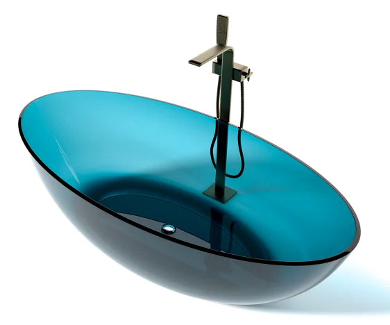 Freestanding Bathtub 1.8m Soaking Modern Artificial Stone Hotel Use Drainer 5 Year Warranty GM GM-8014T