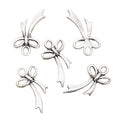 Antique Silver Alloy Bow Bowknot Charms Pendant for Jewelry Making Bracelet Earrings Necklace DIY Accessories Craft