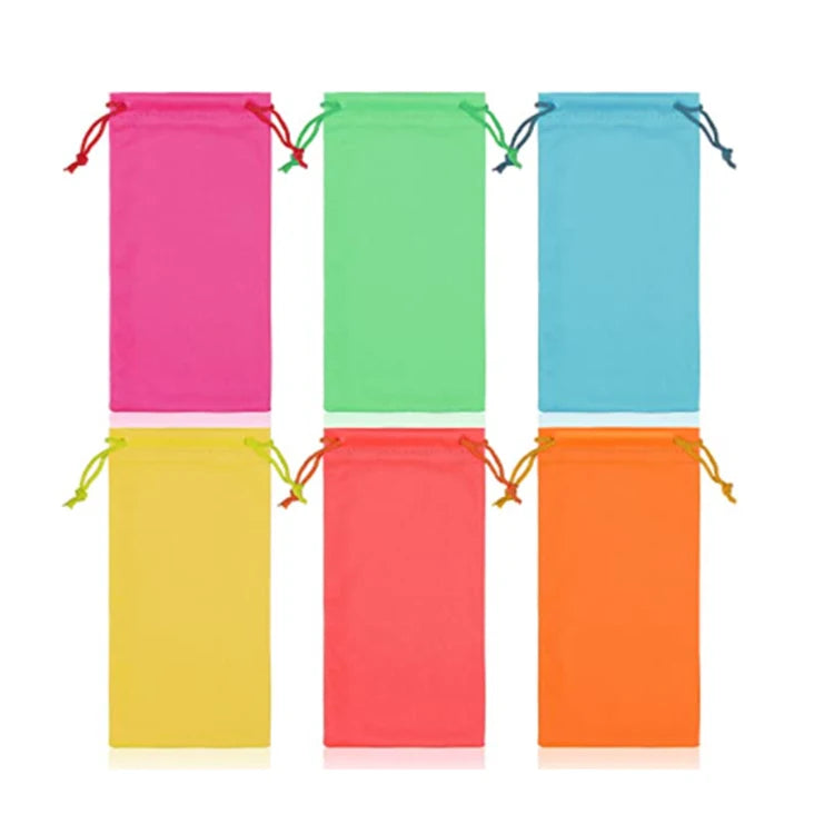 High Quality Custom Soft Microfiber Sunglasses & Eyeglasses Cleaning & Storage Pouch with Protection