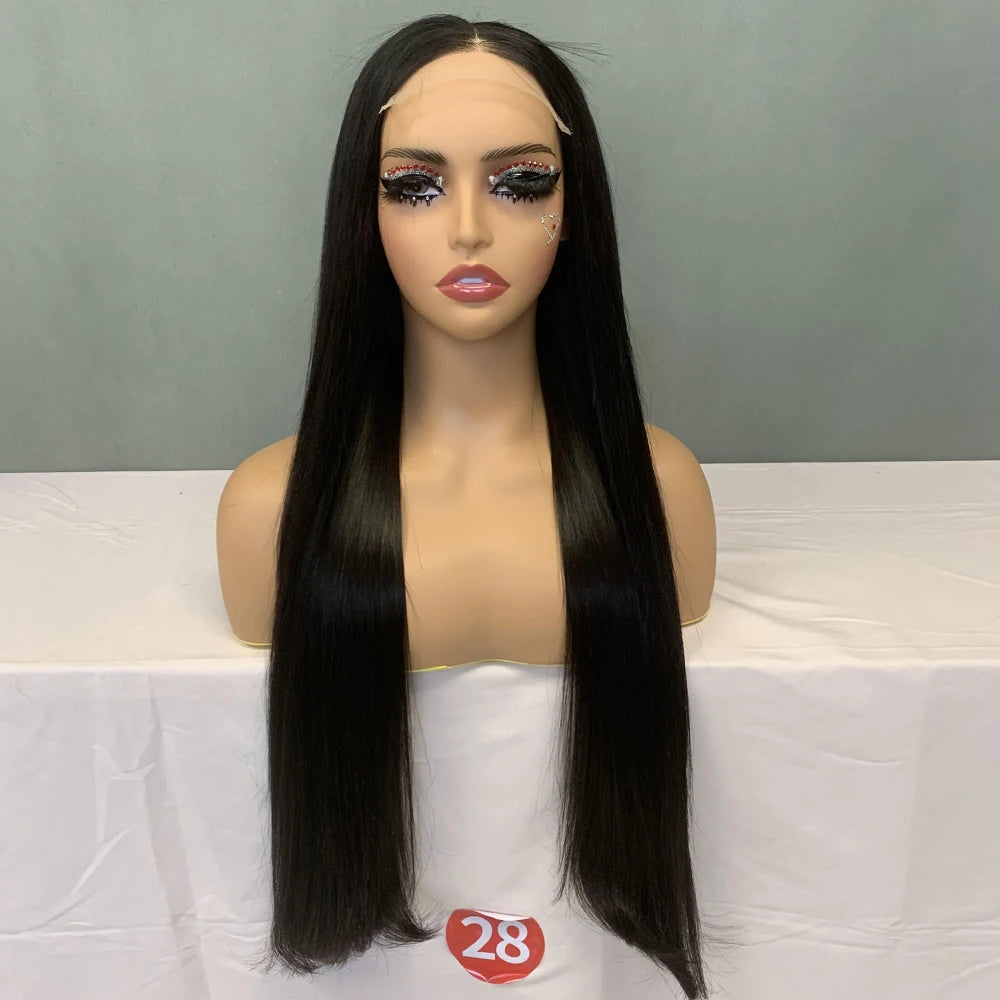 Natural Human Hair SupplierBone Straight Double Drawn Vietnamese Hair Wig Wholesale5*5 Lace Closure Glueless Human Hair Wigs